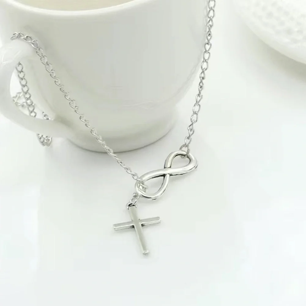 ✝️SO014✝️ FOREVER FAITHFUL INFINITY CROSS - Picture 6 of 9